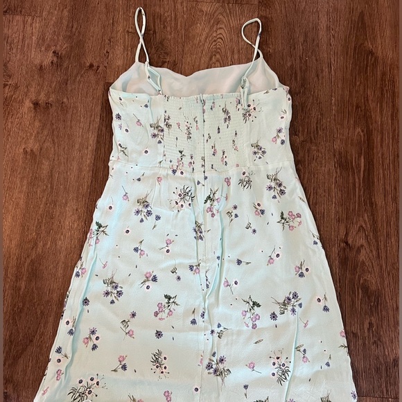 Aritzia Sunday Best Jackson Dress in Frosted Aquamarine/Lilac - Size Medium - Picture 11 of 12